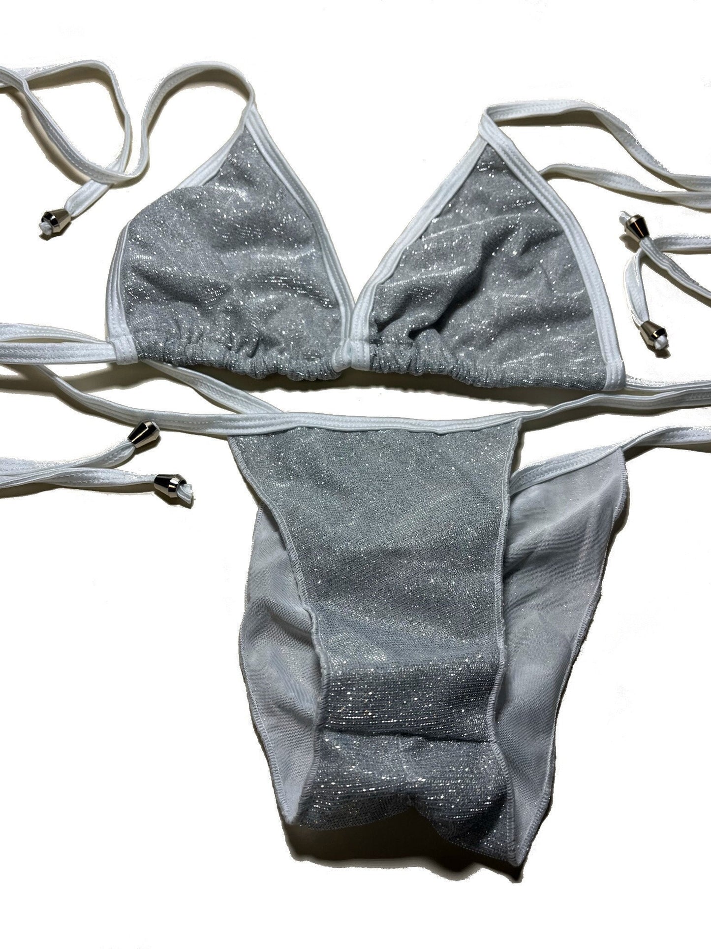 Trending Bikini Swimming Suit For Women Two Piece Glitter Fabric. NEW MODEL CREATION!!