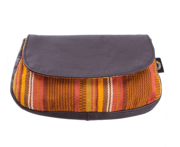 Striped Woman's Wallet // Ladies Coin Purse // Handmade, Fairtrade
