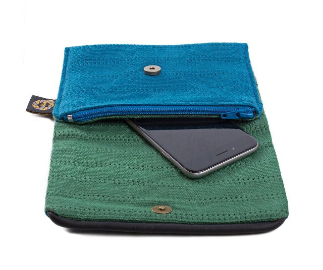 Slim Cotton Envelope Wallet Dual Color