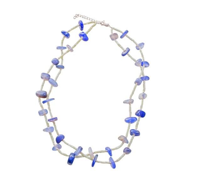 Blue Quartz Necklace