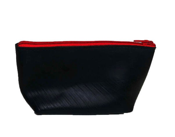 Recycled Tire Cosmetic Travel Bag for Men and Women