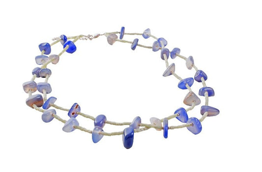 Blue Quartz Necklace