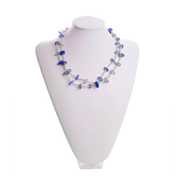 Blue Quartz Necklace