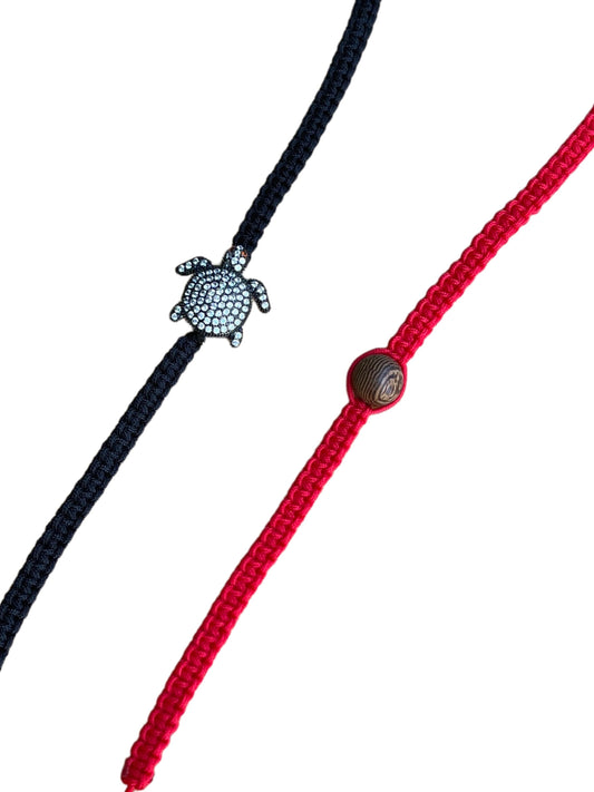 Customizable Evil Eye Macrame Bracelet - Handmade Bracelet for Mothers Day Gift